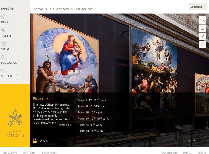 Vatican Museums: New Vatican Pinacoteca Website Vatican Museums: New Vatican Pinacoteca Website