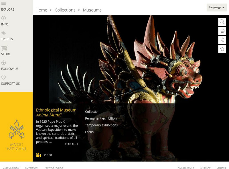 Vatican Museums: Ethnological Missionary Museum Website Vatican Museums: Ethnological Missionary Museum Website