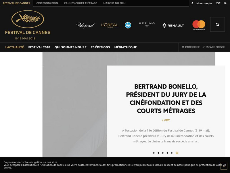 Festival International Du Film De Cannes Website