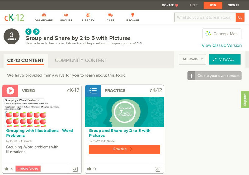 Ck 12: Elem Math: Grouping With Illustrations Word Problems Unit Plan Ck 12: Elem Math: Grouping With Illustrations Word Problems Unit Plan