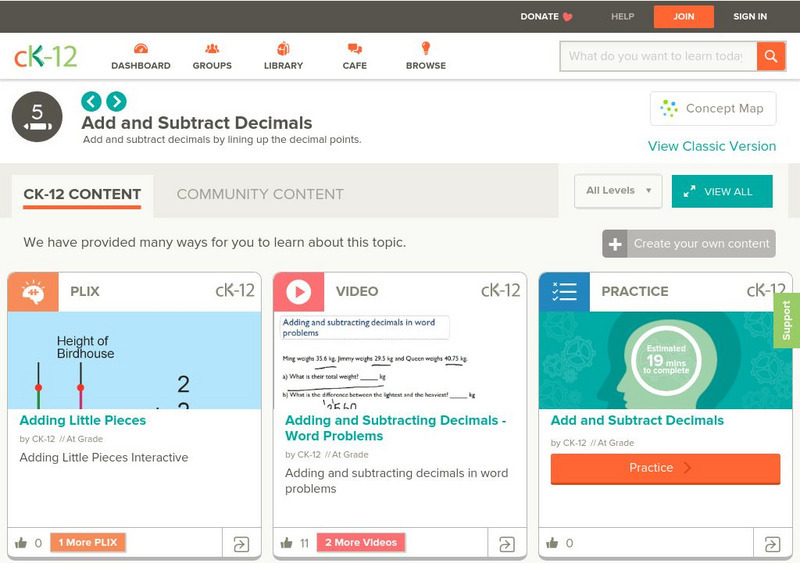 Ck 12: Elem Math: Adding and Subtracting Decimals Word Problems Instructional Video Ck 12: Elem Math: Adding and Subtracting Decimals Word Problems Instructional Video