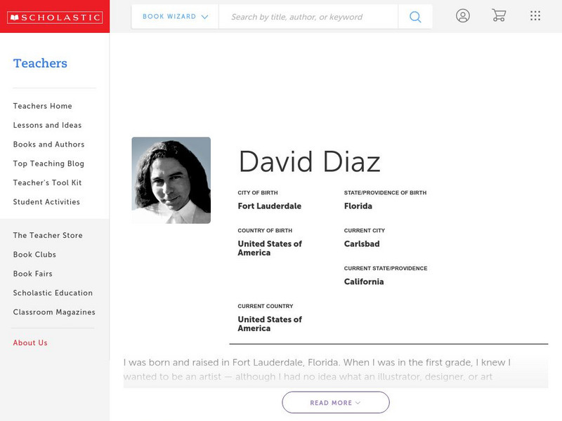 Scholastic: Biography: David Diaz Handout Scholastic: Biography: David Diaz Handout