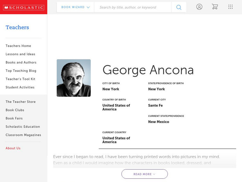 Scholastic: Biography: George Ancona Handout Scholastic: Biography: George Ancona Handout