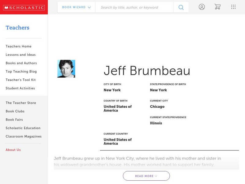 Scholastic: Biography: Jeff Brumbeau Handout Scholastic: Biography: Jeff Brumbeau Handout