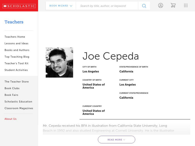 Scholastic: Biography: Joe Cepeda Handout