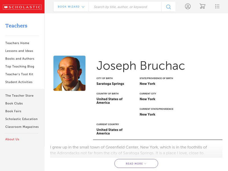 Scholastic: Joseph Bruchac Handout