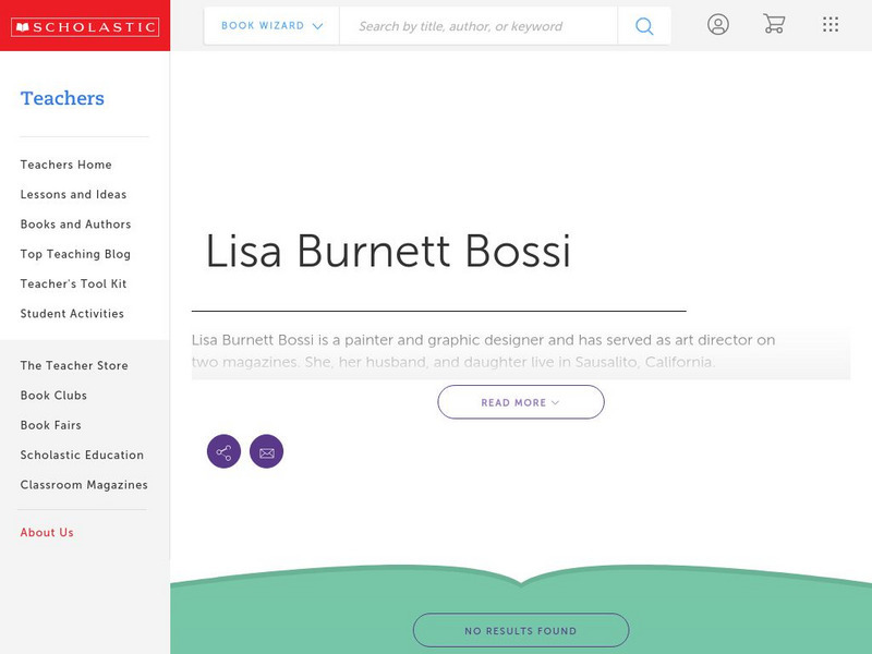 Scholastic: Biography: Lisa Burnett Bossi Handout Scholastic: Biography: Lisa Burnett Bossi Handout