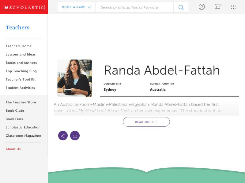 Scholastic: Biography: Randa Abdel Fattah Handout Scholastic: Biography: Randa Abdel Fattah Handout