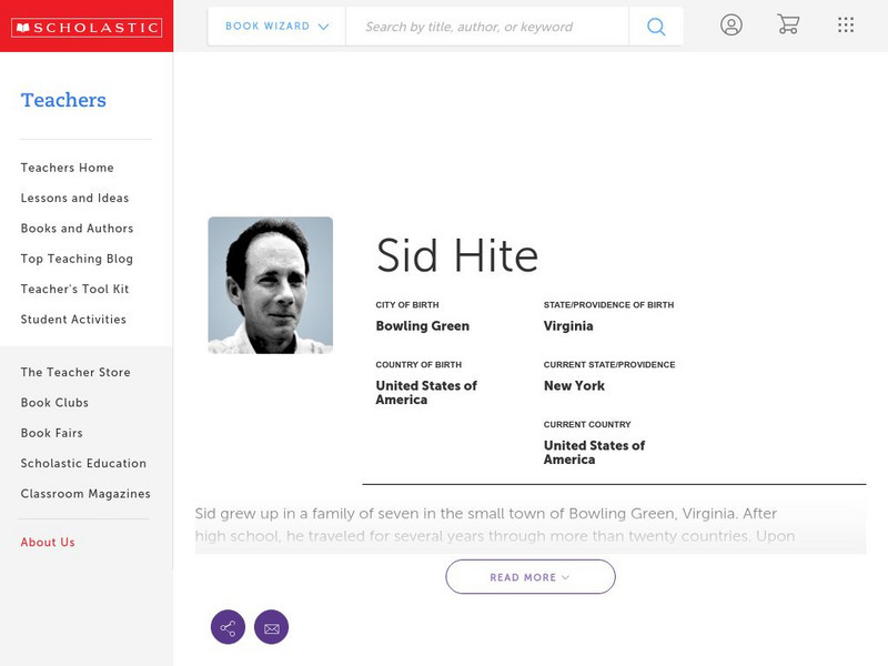 Scholastic: Biography: Sid Hite Handout Scholastic: Biography: Sid Hite Handout
