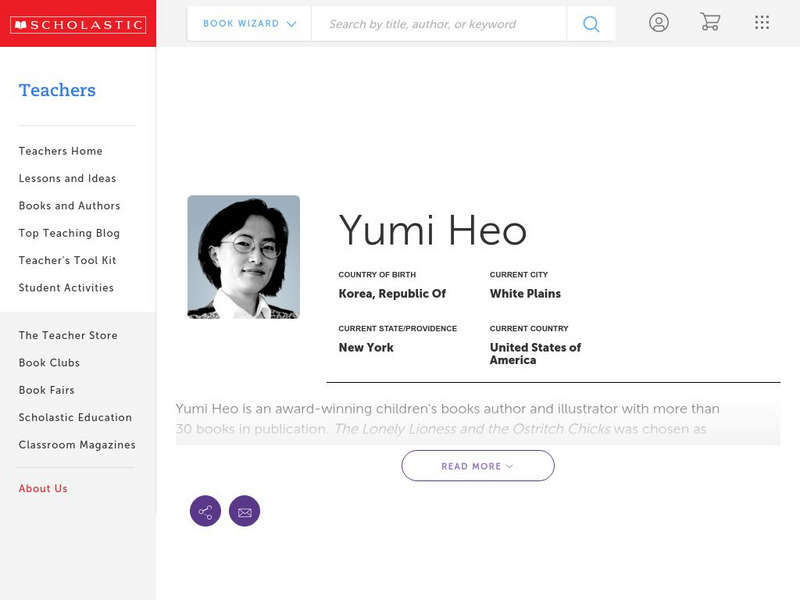 Scholastic: Biography: Yumi Heo Handout Scholastic: Biography: Yumi Heo Handout