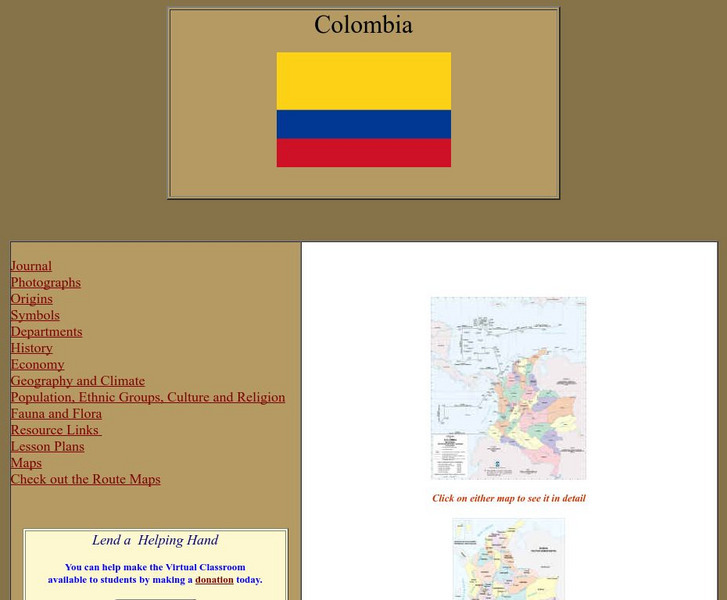 Adventure Learning Foundation: Colombia Website Adventure Learning Foundation: Colombia Website
