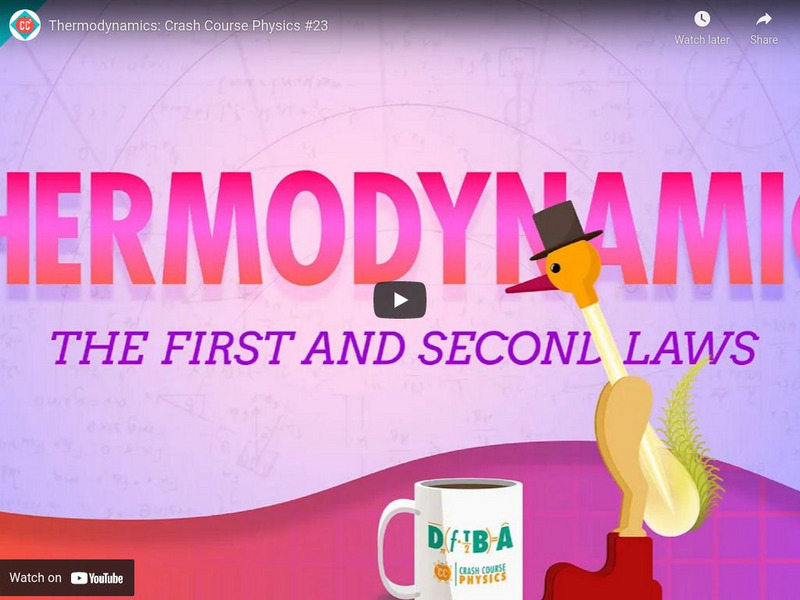 Crash Course Physics #23: Thermodynamics Instructional Video Crash Course Physics #23: Thermodynamics Instructional Video