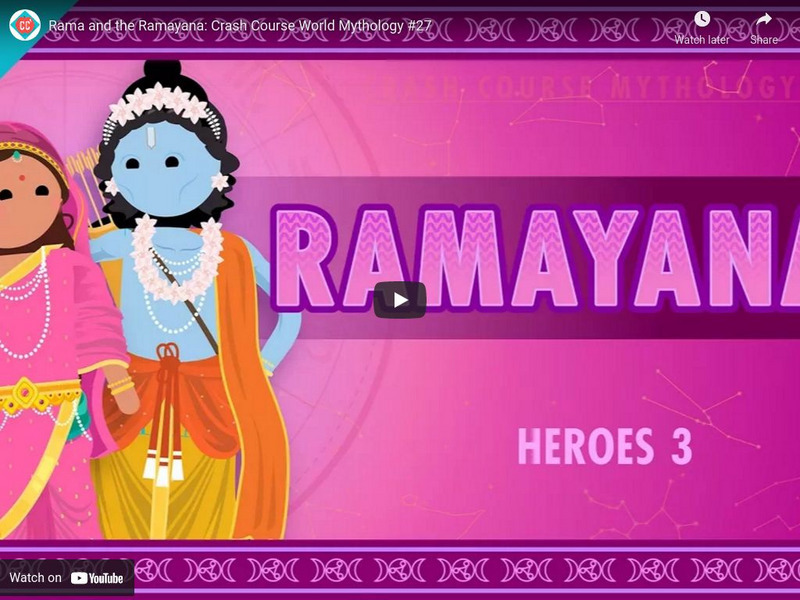 Crash Course World Mythology #27: Rama and Ramayana Instructional Video