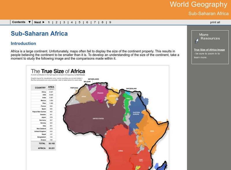 Ga Virtual Learning: World Geography: Sub Saharan Africa Unit Plan Ga Virtual Learning: World Geography: Sub Saharan Africa Unit Plan