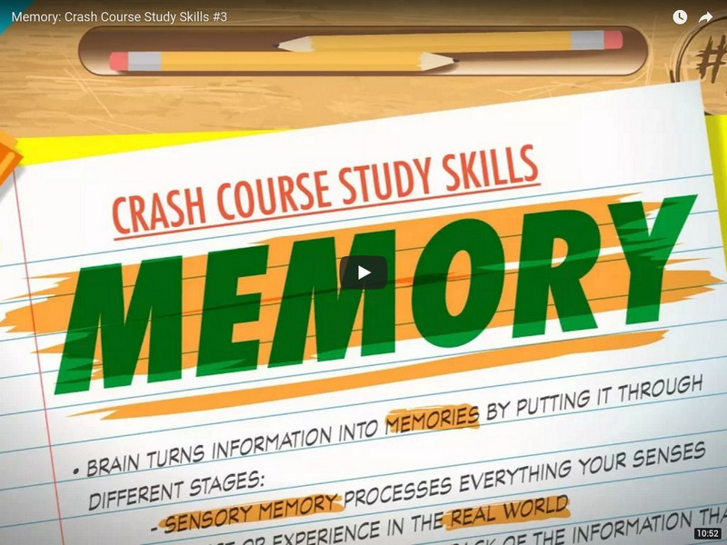 Crash Course Study Skills 3 Memory Instructional Video For 9th 10th Crash Course Study Skills 3 Memory Instructional Video For 9th 10th