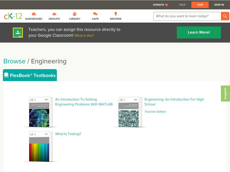 Ck 12: Engineering Unit Plan Ck 12: Engineering Unit Plan