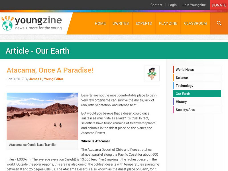 Youngzine: Atacama, Once a Paradise! Article Youngzine: Atacama, Once a Paradise! Article