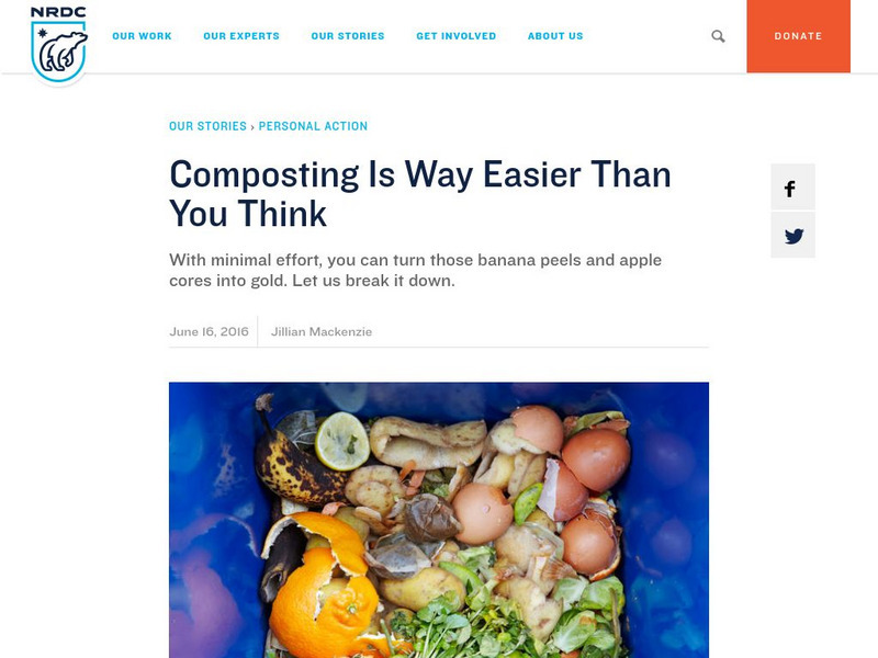 Nrdc: Composting Is Way Easier Than You Think Article