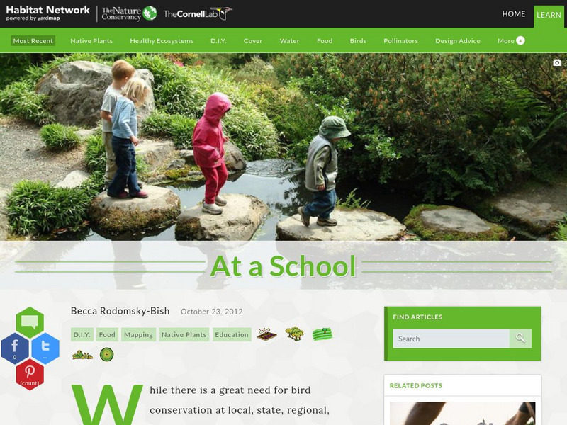 Habitat Network: At a School Article Habitat Network: At a School Article