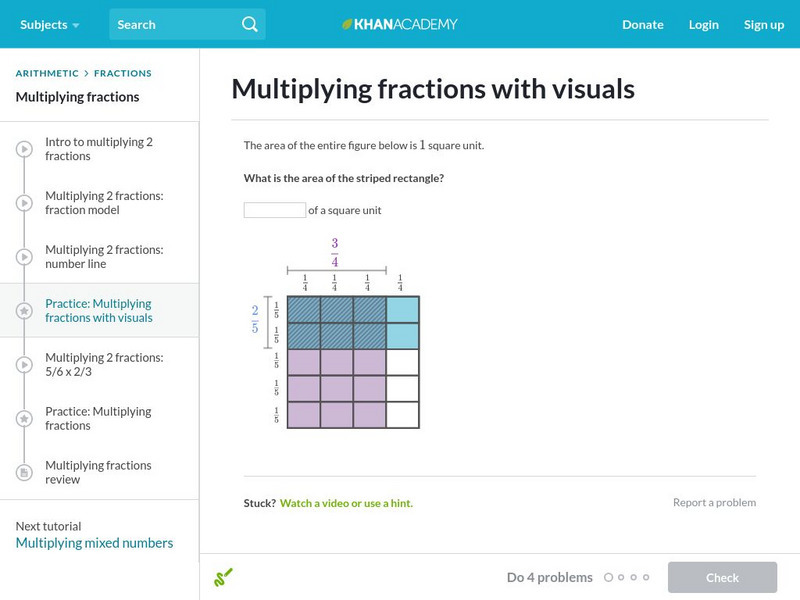 Khan Academy Multiplying Fractions