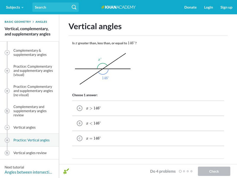 Khan Academy: Vertical Angles Unit Plan Khan Academy: Vertical Angles Unit Plan