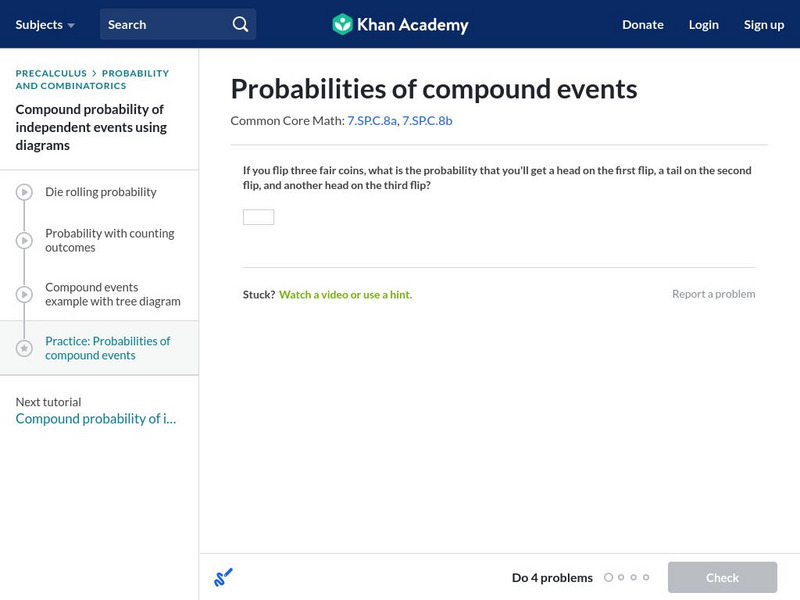 Khan Academy: Probabilities of Compound Events Unit Plan Khan Academy: Probabilities of Compound Events Unit Plan