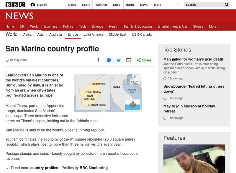 Bbc: News: Country Profile: San Marino Handout Bbc: News: Country Profile: San Marino Handout