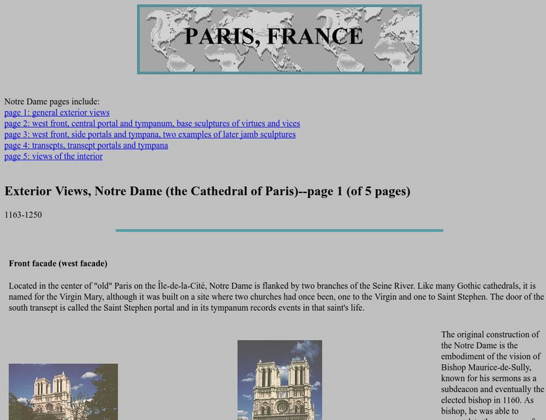 Bluffton University: Images of the Notre Dame Cathedral Graphic Bluffton University: Images of the Notre Dame Cathedral Graphic