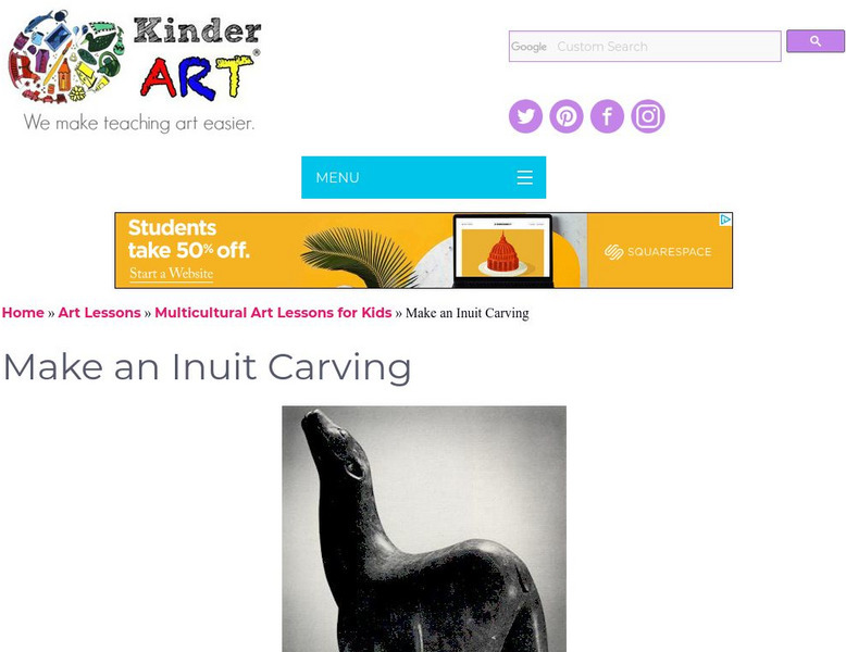 Kinder Art Lesson: Inuit Sculpture Lesson Plan Kinder Art Lesson: Inuit Sculpture Lesson Plan
