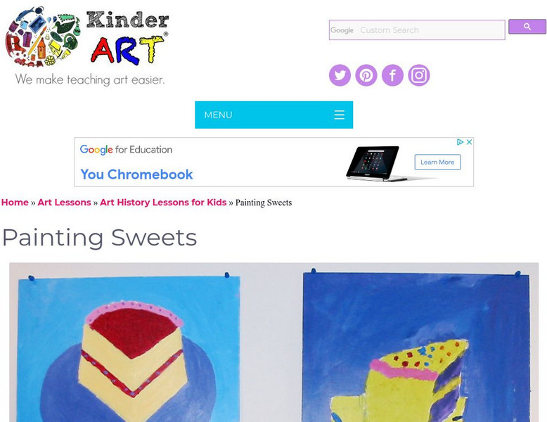 Kinder Art: Sweet Stuff Lesson Plan Kinder Art: Sweet Stuff Lesson Plan