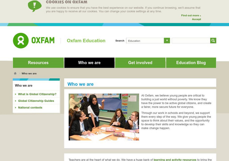 Oxfam: What Is Global Citizenship? Unit Plan Oxfam: What Is Global Citizenship? Unit Plan