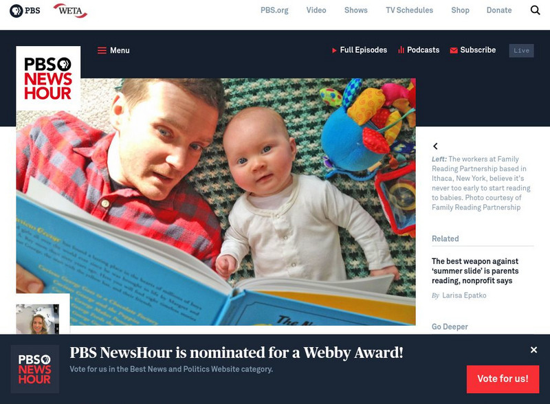 Pbs Newshour Extra: Remember Your First Book? Article Pbs Newshour Extra: Remember Your First Book? Article