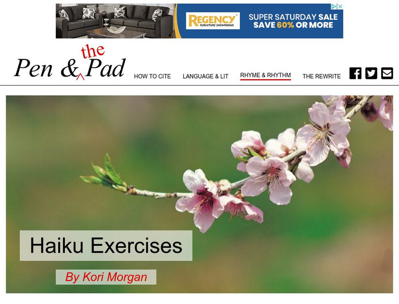 E How: How to Write an Ode Instructional Video