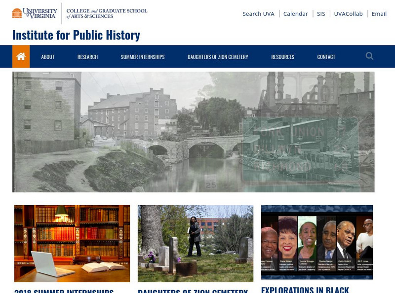 University of Virginia: Explorations in Black Leadership: John Conyers, Jr. Website