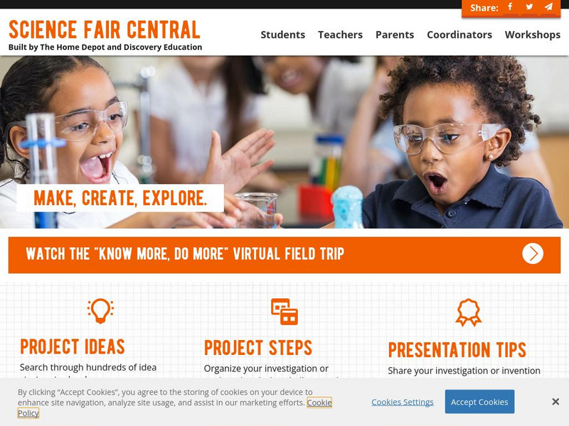 Discovery Education: Hope Depot: Science Fair Central Website Discovery Education: Hope Depot: Science Fair Central Website