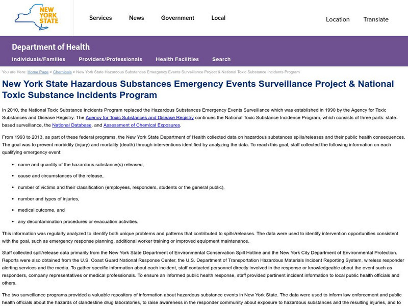 New York State Dept. Of Health: Sulfuric Acid Spills Handout New York State Dept. Of Health: Sulfuric Acid Spills Handout