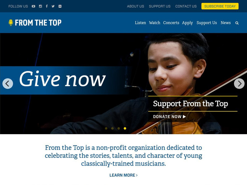 Npr: From the Top Website Npr: From the Top Website