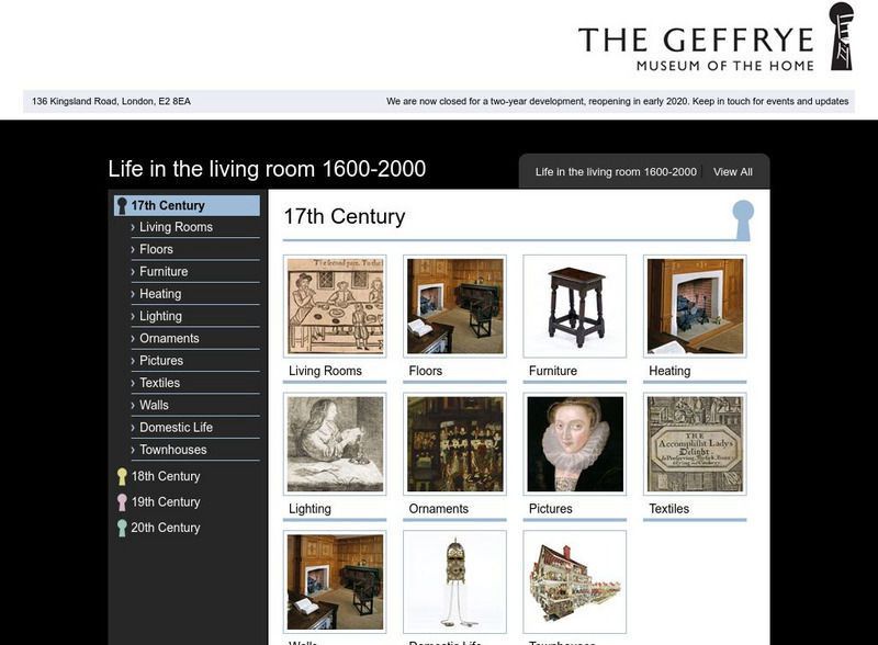 Geffrye Museum: Life in the Living Room 1600 2000: 17th Century Graphic Geffrye Museum: Life in the Living Room 1600 2000: 17th Century Graphic