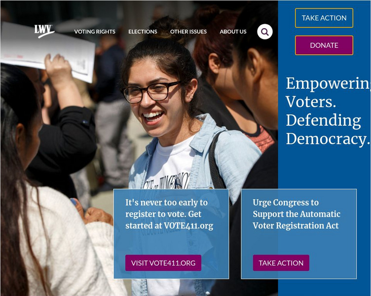 League of Women Voters Website League of Women Voters Website