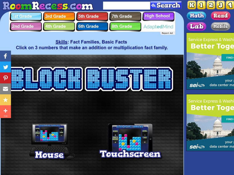 Roomrecess: Fact Families Interactive Roomrecess: Fact Families Interactive