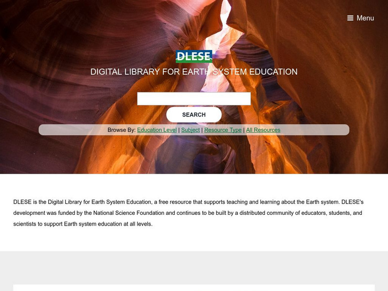 Digital Library for Earth System Education Website Digital Library for Earth System Education Website