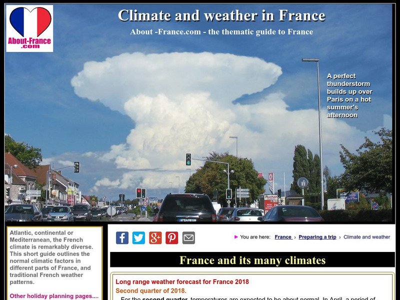 About France: Climate of France Website About France: Climate of France Website
