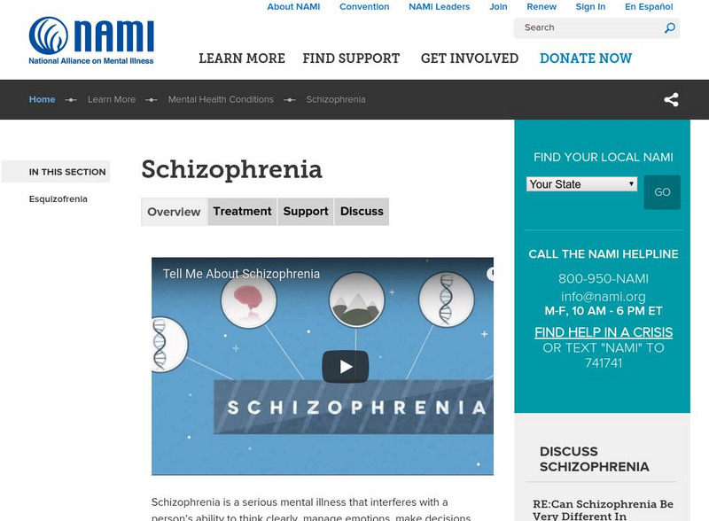 Nation's Voice on Mental Illness: Schizophrenia Website Nation's Voice on Mental Illness: Schizophrenia Website