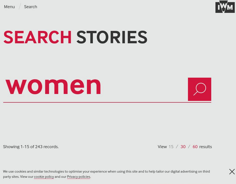 Imperial War Museums: Women in Wartime Website Imperial War Museums: Women in Wartime Website