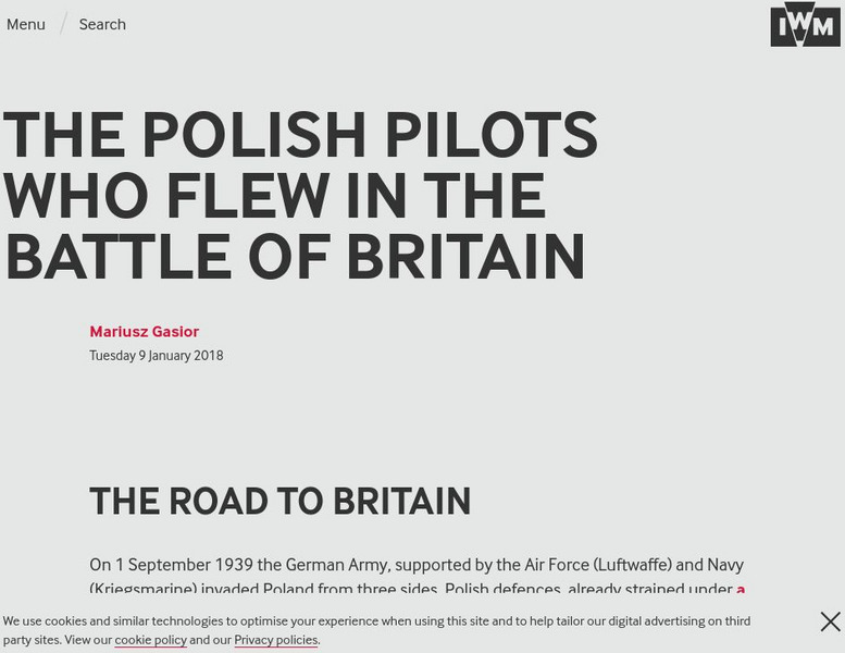 Imperial War Museum: Polish Pilots Who Flew in the Battle of Britain Article Imperial War Museum: Polish Pilots Who Flew in the Battle of Britain Article