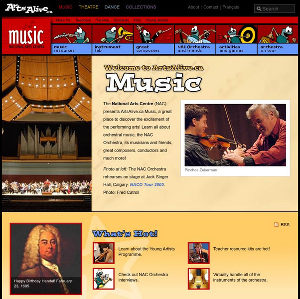 Arts Alive: Music Website Arts Alive: Music Website