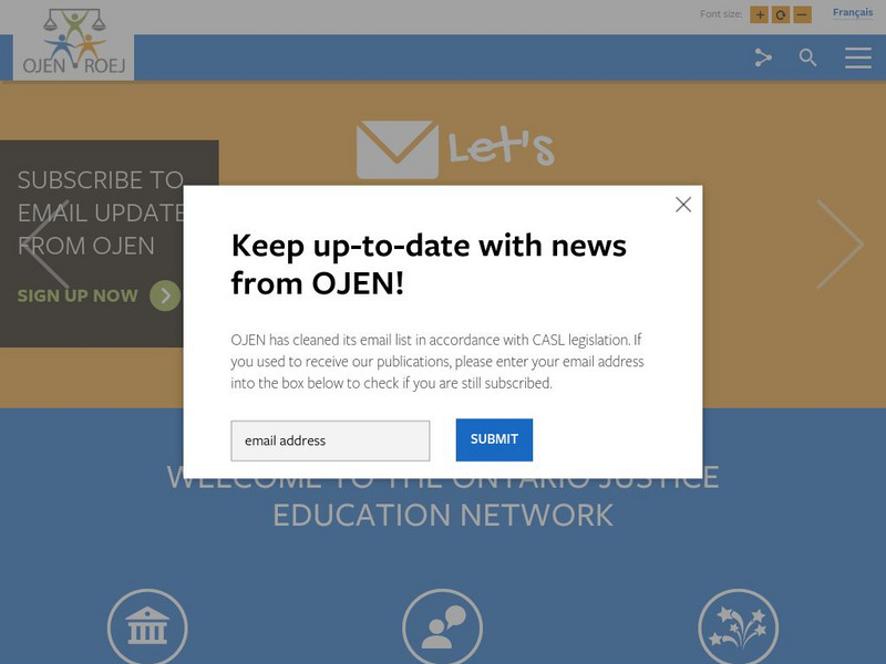 Ontario Justice Education Network Unit Plan Ontario Justice Education Network Unit Plan