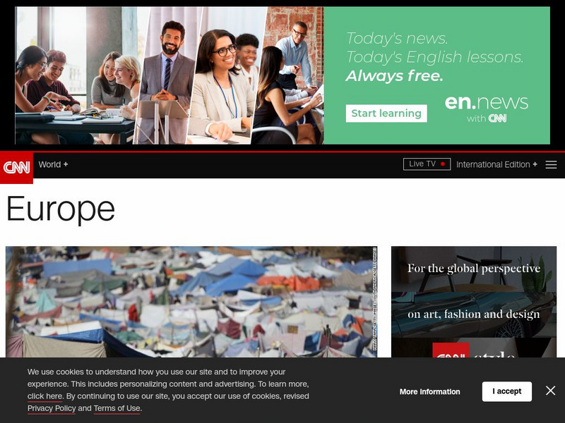 Cnn: Europe Website Cnn: Europe Website