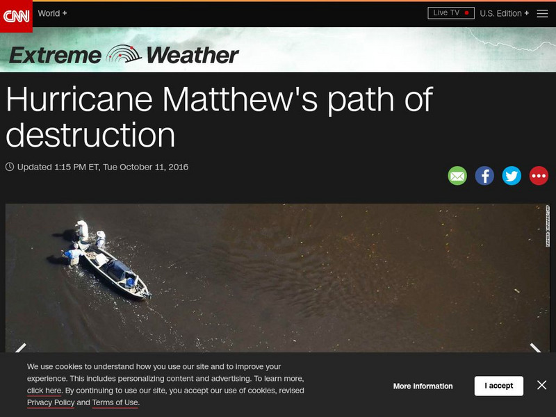 Cnn: Extreme Weather: Hurricane Matthew's Path of Destruction PPT Cnn: Extreme Weather: Hurricane Matthew's Path of Destruction PPT