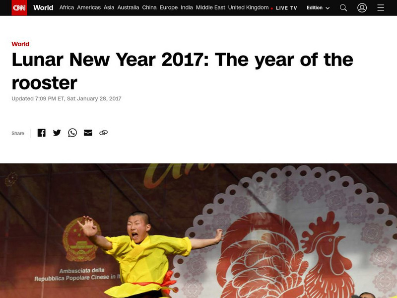 Cnn: Gallery: Lunar New Year 2017: The Year of the Rooster PPT Cnn: Gallery: Lunar New Year 2017: The Year of the Rooster PPT